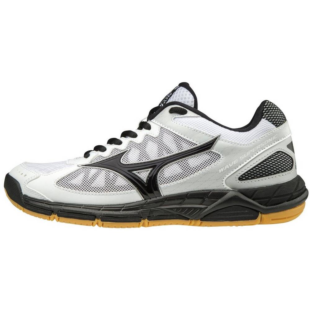 Mizuno Wave Supersonic Női Röplabda Cipő Fehér/Fekete QLY630927